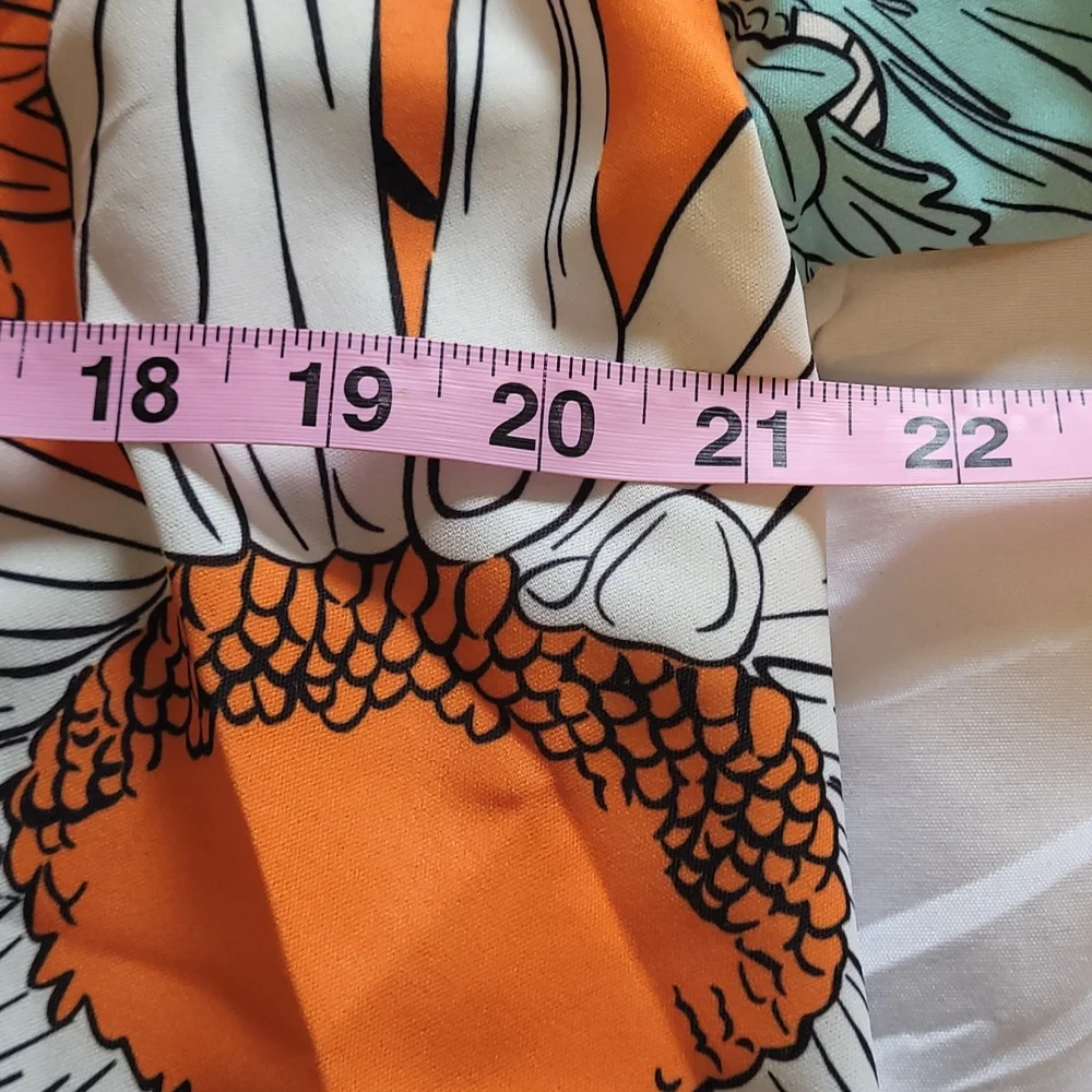 Sucrefas orange & white blouse/tunic. - Picture 12 of 15